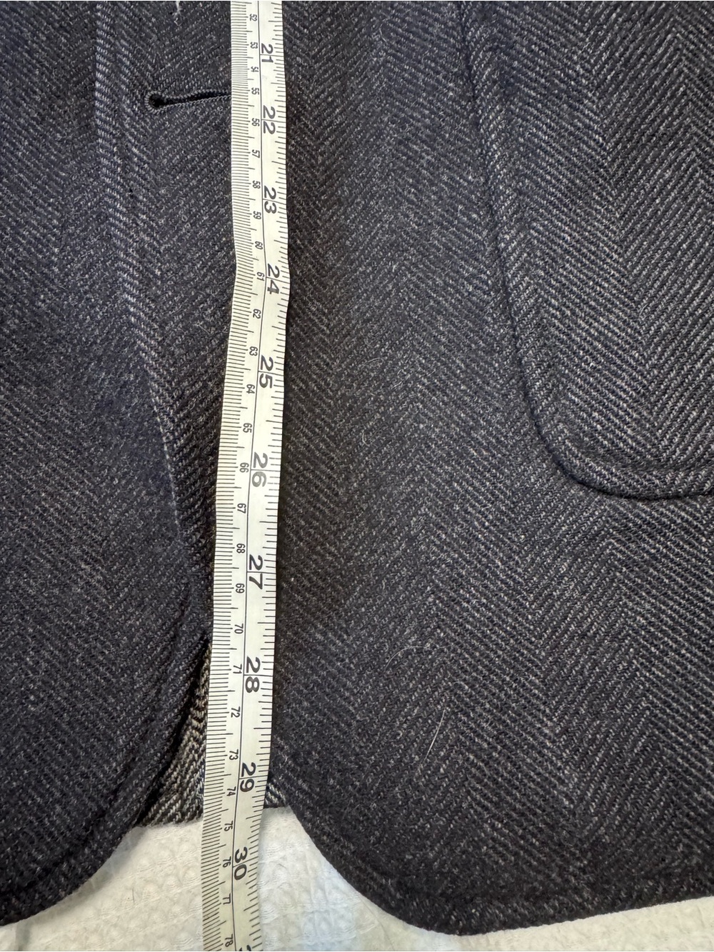 Dolce & Gabbana reversible made in Italy  Men's Gray Herringbone Blazer - Picture 12 of 14